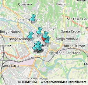 Mappa 37121 Verona VR, Italia (1.03636)