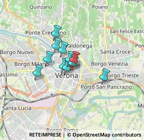 Mappa Via Scala, 37121 Verona VR, Italia (0.98909)