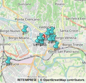 Mappa Via Scala, 37121 Verona VR, Italia (1.43909)