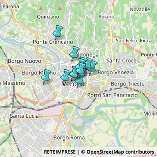 Mappa Via Giuseppe Mazzini, 37121 Verona VR, Italia (0.77)