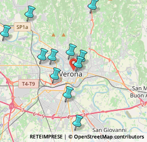 Mappa 37121 Verona VR, Italia (3.84727)