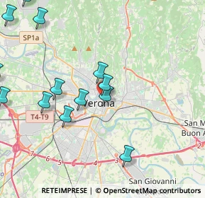 Mappa 37121 Verona VR, Italia (5.14857)
