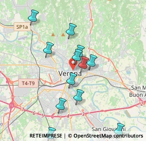 Mappa 37121 Verona VR, Italia (4.12077)