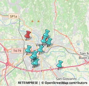 Mappa 37121 Verona VR, Italia (3.06727)