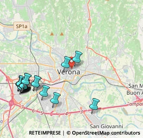 Mappa 37121 Verona VR, Italia (5.222)