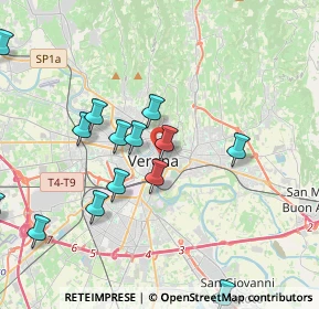 Mappa 37121 Verona VR, Italia (4.708)