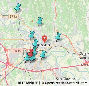 Mappa 37121 Verona VR, Italia (3.64909)