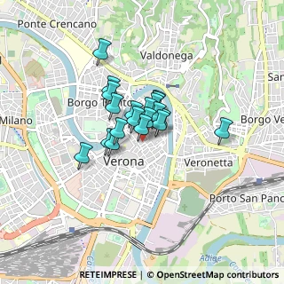 Mappa Via Scala, 37121 Verona VR, Italia (0.4925)