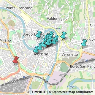 Mappa Via Scala, 37121 Verona VR, Italia (0.417)