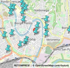 Mappa 37121 Verona VR, Italia (1.212)