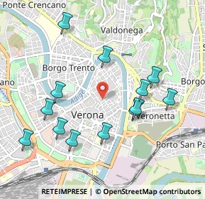 Mappa 37121 Verona VR, Italia (1.03077)