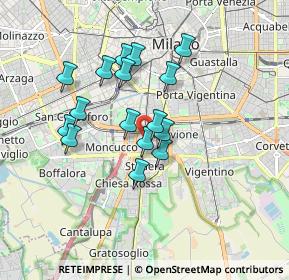 Mappa Via Giuseppe Meda, 20141 Milano MI, Italia (1.45375)