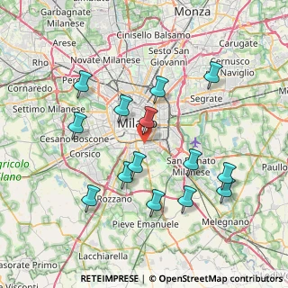 Mappa Via Privata Bastia, 20139 Milano MI, Italia (7.62143)