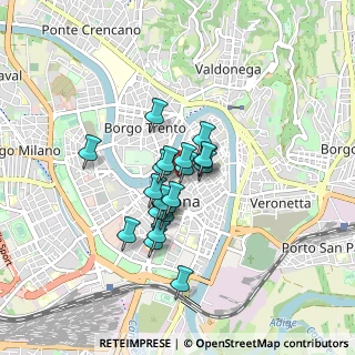 Mappa Piazza SS. Apostoli, 37121 Verona VR, Italia (0.579)