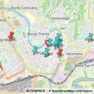 Mappa Piazza SS. Apostoli, 37121 Verona VR, Italia (0.71182)
