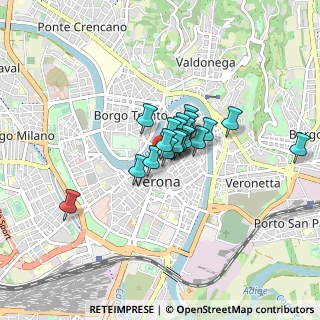 Mappa Via Guglielmo Oberdan, 37121 Verona VR, Italia (0.4575)