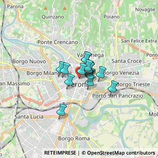 Mappa Vicolo Dietro Santi Apostoli, 37121 Verona VR, Italia (0.846)
