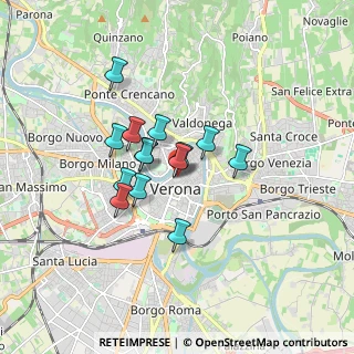 Mappa Piazza SS. Apostoli, 37121 Verona VR, Italia (1.22)