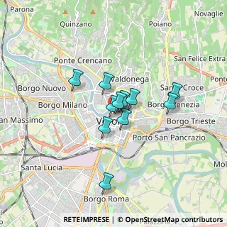 Mappa Vicolo Dietro Santissimi Apostoli, 37121 Verona VR, Italia (1.16091)