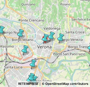 Mappa Via Guglielmo Oberdan, 37121 Verona VR, Italia (2.53364)