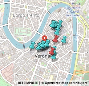 Mappa Via Guglielmo Oberdan, 37121 Verona VR, Italia (0.281)