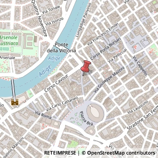 Mappa Via Guglielmo Oberdan, 16, 37121 Verona, Verona (Veneto)