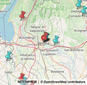 Mappa Via Guglielmo Oberdan, 37121 Verona VR, Italia (25.8225)
