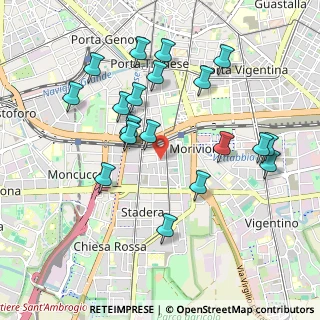 Mappa Via Francesco Brioschi, 20141 Milano MI, Italia (0.9695)