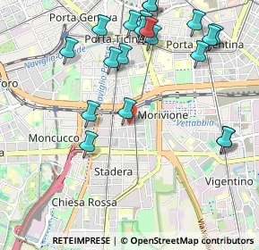 Mappa Via Francesco Brioschi, 20141 Milano MI, Italia (1.2105)