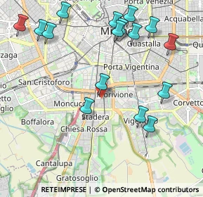 Mappa Via Francesco Brioschi, 20141 Milano MI, Italia (2.44125)