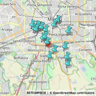 Mappa Via Francesco Brioschi, 20141 Milano MI, Italia (1.587)