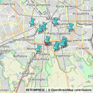 Mappa Via Francesco Brioschi, 20141 Milano MI, Italia (1.41)