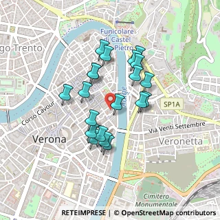 Mappa Via Amanti, 37121 Verona VR, Italia (0.3645)