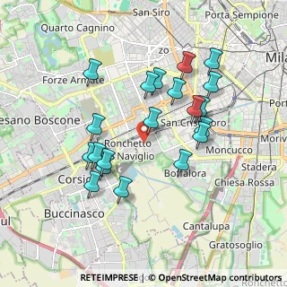 Mappa Via della Ferrera, 20142 Milano MI, Italia (1.7415)
