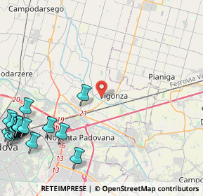 Mappa 35010 Vigonza PD, Italia (6.828)