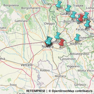 Mappa Via Scavini, 28100 Novara NO, Italia (18.31333)
