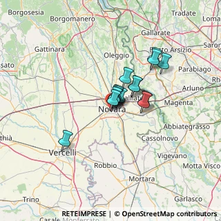 Mappa Via Scavini, 28100 Novara NO, Italia (8.158)