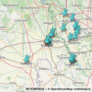 Mappa Via rosmini, 28100 Novara NO, Italia (15.6315)