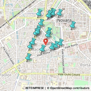 Mappa Via Scavini, 28100 Novara NO, Italia (0.435)