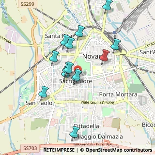 Mappa Via Scavini, 28100 Novara NO, Italia (0.84)