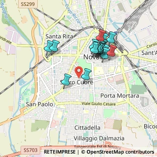 Mappa Via Scavini, 28100 Novara NO, Italia (0.81)