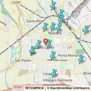 Mappa Via Scavini, 28100 Novara NO, Italia (1.05714)