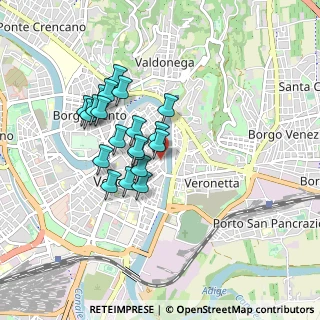 Mappa Vicolo San Sebastiano, 37121 Verona VR, Italia (0.7175)