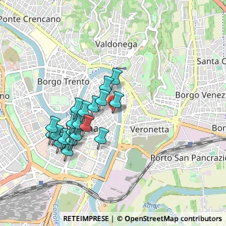 Mappa Vicolo San Sebastiano, 37121 Verona VR, Italia (0.8535)