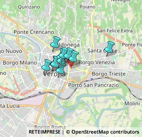 Mappa Via Scrimiari, 37129 Verona VR, Italia (0.93364)