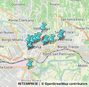 Mappa Via Scrimiari, 37129 Verona VR, Italia (1.10308)