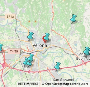 Mappa Via Scrimiari, 37129 Verona VR, Italia (5.72417)
