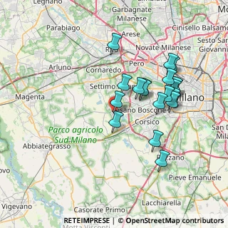 Mappa Viale Alessandro Volta, 20090 Cusago MI, Italia (6.91947)