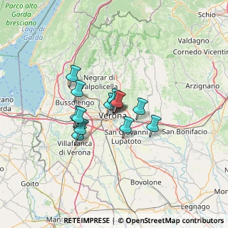 Mappa Via Amanti, 37121 Verona VR, Italia (8.76615)