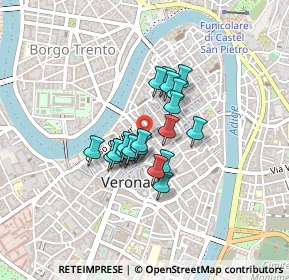 Mappa Vicolo Rensi, 37121 Verona VR, Italia (0.2715)